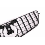 Μπροστινή Μάσκα Κατάλληλη Για Mercedes C-Class W204 S204 Limousine Station Wagon (2007-2014) GT-R Panamericana Design Μαύρο