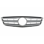 Μπροστινή Μάσκα Κατάλληλη Για Mercedes C-Class W204 S204 Limousine Station Wagon (2007-2014) Sport Silver Μπροστινή Μάσκα Κατάλληλη Για Mercedes C-Class W204 S204 Limousine Station Wagon (2007-2014) Sport Silver