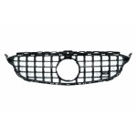 Μπροστινή Μάσκα Κατάλληλη Για Mercedes C-Class W205 S205 C205 A205 (2014-2018) GT-R Panamericana Design Μαύρο Μπροστινή Μάσκα Κατάλληλη Για Mercedes C-Class W205 S205 C205 A205 (2014-2018) GT-R Panamericana Design Μαύρο