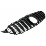 Μπροστινή Μάσκα Κατάλληλη Για Mercedes C-Class W205 Sedan S205 T-Modell A205 Cabriolet C205 Coupe Facelift (03.2018-2020) Μαύρο