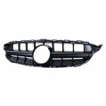 Μπροστινή Μάσκα Κατάλληλη Για Mercedes C-Class W205 S205 C205 A205 (2014-2018) Χωρίς κάμερα, Μαύρη