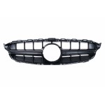 Μπροστινή Μάσκα Κατάλληλη Για Mercedes C-Class W205 S205 C205 A205 (2014-2018) Χωρίς κάμερα, Μαύρη
