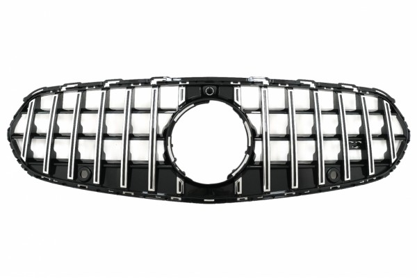 Μπροστινή Μάσκα Κατάλληλη Για Mercedes C-Class W206 Sedan S206 T-Modell (2021-Up) GT-R Panamericana Design Chrome