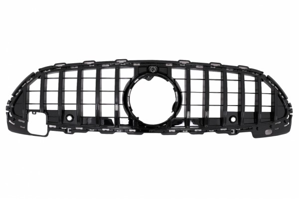 Μπροστινή Μάσκα Κατάλληλη Για Mercedes C-Class W206 Sedan S206 T-Modell (2021-Επειτα) GT-R Panamericana Design Μαύρο