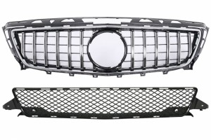 Μπροστινή Μάσκα Κατάλληλη Για Mercedes Cls W218 C118 (2011-2014) X218 Shooting Brake (2012-2014) GT-R Panamericana Design