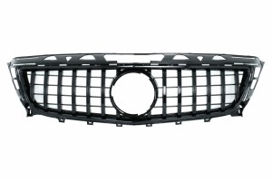 Μπροστινή Μάσκα Κατάλληλη Για Mercedes Cls W218 C118 (2011-2014) X218 Shooting Brake (2012-2014) GT-R Panamericana Design Piano Black