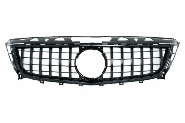 Μπροστινή Μάσκα Κατάλληλη Για Mercedes Cls W218 C118 (2011-2014) X218 Shooting Brake (2012-2014) GT-R Panamericana Design Piano Black Μπροστινή Μάσκα Κατάλληλη Για Mercedes Cls W218 C118 (2011-2014) X218 Shooting Brake (2012-2014) GT-R Panamericana Design Piano Black