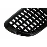 Μπροστινή Μάσκα Κατάλληλη Για Mercedes E-Class W213 S213 C238 A238 (2016-2019) Vertical Design Piano Black