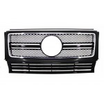 Μπροστινή Μάσκα Κατάλληλη Για Mercedes G-Class W463 (1990-2012) G65 Design Piano Black Chrome Frame