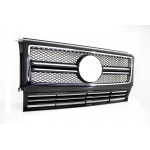 Μπροστινή Μάσκα Κατάλληλη Για Mercedes G-Class W463 (1990-2012) G65 Design Piano Black Chrome Frame
