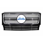 Μπροστινή Μάσκα Κατάλληλη Για Mercedes G-Class W463 (1990-2012) G65 Design Piano Black Chrome Frame