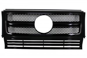Μπροστινή Μάσκα Κατάλληλη Για Mercedes G-Class W463 (1990-2017) Νέα G65 G63 Σχεδιασμός Full Piano Black