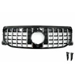 Μπροστινή Μάσκα Κατάλληλη Για Mercedes GLB-Class X247 (2019-2023) GT-R Panamericana Design Χρωμίου Μπροστινή Μάσκα Κατάλληλη Για Mercedes GLB-Class X247 (2019-2023) GT-R Panamericana Design Χρωμίου