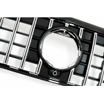 Μπροστινή Μάσκα Κατάλληλη Για Mercedes GLB-Class X247 (2019-2023) GT-R Panamericana Design Χρωμίου Μπροστινή Μάσκα Κατάλληλη Για Mercedes GLB-Class X247 (2019-2023) GT-R Panamericana Design Χρωμίου