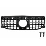 Μπροστινή Μάσκα Κατάλληλη Για Mercedes GLB-Class X247 (2019-2023) GT-R Panamericana Design Piano Black