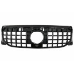 Μπροστινή Μάσκα Κατάλληλη Για Mercedes GLB-Class X247 (2019-2023) GT-R Panamericana Design Piano Black