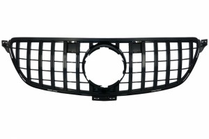 Μπροστινή Μάσκα Κατάλληλη Για Mercedes Gle Coupe C292 (2015-2018) Gle W166 Suv (2015-2018) GT-R Panamericana Design Piano Black