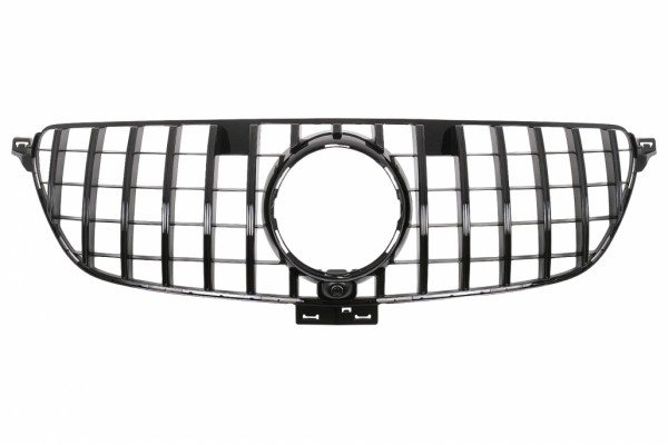 Μπροστινή Μάσκα Κατάλληλη Για Mercedes Gle Coupe C292 (2015-2018) Gle W166 Suv (2015-2018) GT-R Panamericana Design Piano Black Μπροστινή Μάσκα Κατάλληλη Για Mercedes Gle Coupe C292 (2015-2018) Gle W166 Suv (2015-2018) GT-R Panamericana Design Piano Black