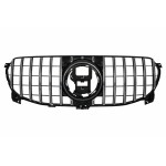 Μπροστινή Μάσκα Κατάλληλη Για Mercedes Gle W167 V167 C167 Standard Edition (2019-06.2023) GT-R Panamericana Design Χρώμιο Μαύρο
