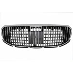 Μπροστινή Μάσκα Κατάλληλη Για Mercedes Gls Suv X167 (2019-2023) M-Design Χρωμίου