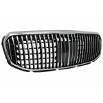 Μπροστινή Μάσκα Κατάλληλη Για Mercedes Gls Suv X167 (2019-2023) M-Design Χρωμίου