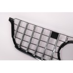 Μπροστινή Μάσκα Κατάλληλη Για Mercedes ML-Class W166 (2012-2014) GT-R Panamericana Design Μαύρο Χρώμιο Μπροστινή Μάσκα Κατάλληλη Για Mercedes ML-Class W166 (2012-2014) GT-R Panamericana Design Μαύρο Χρώμιο