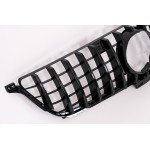 Μπροστινή Μάσκα Κατάλληλη Για Mercedes ML-Class W166 (2012-2014) GT-R Panamericana Design Μαύρο