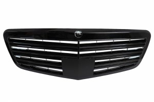 Μπροστινή Μάσκα Κατάλληλη Για Mercedes S-Class W221 Facelift (2010-2013) S63 S65 Design Piano Black