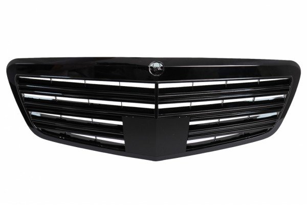 Μπροστινή Μάσκα Κατάλληλη Για Mercedes S-Class W221 Facelift (2010-2013) S63 S65 Design Piano Black Μπροστινή Μάσκα Κατάλληλη Για Mercedes S-Class W221 Facelift (2010-2013) S63 S65 Design Piano Black