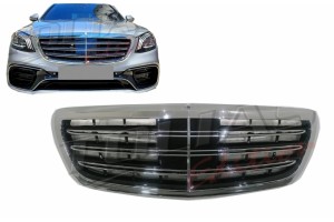 Μπροστινή Μάσκα Κατάλληλη Για Mercedes S-Class W222 (2014-08.2020) S65 Design