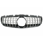 Μπροστινή Μάσκα Κατάλληλη Για Mercedes SLC-Class R172 Facelift (2016-2019) GT-R Panamericana Design Μαύρο/Χρωμίου