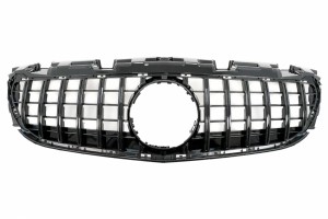 Μπροστινή Μάσκα Κατάλληλη Για Mercedes SLC-Class R172 Facelift (2016-2019) GT-R Panamericana Design Piano Black