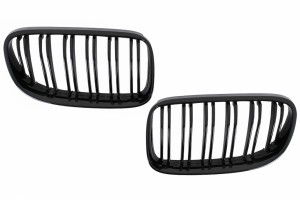Μάσκες Εμπρός "νεφρών" Κατάλληλες Για Bmw Σειρά 3 E92 E93 Coupe Cabrio Prelci (2006-2009) Διπλής Ρίγας M-Package Sport Design