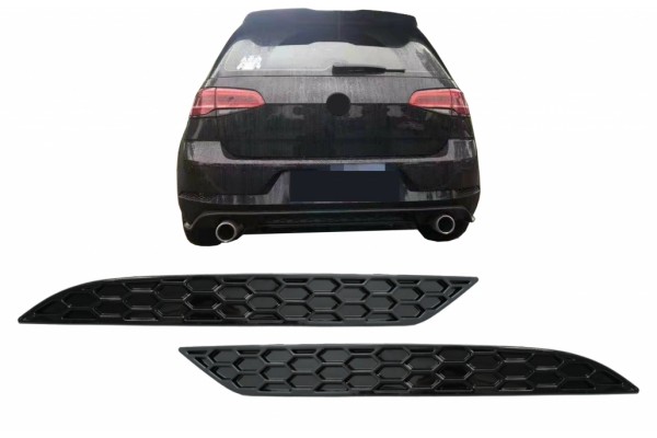 Κάλυμμα Ανακλαστήρα Πίσω Προφυλακτήρα Με Κυψελοειδή Σχεδίαση Κατάλληλο Για Vw Golf 7.5 (2017-2019)