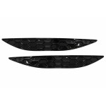 Κάλυμμα Ανακλαστήρα Πίσω Προφυλακτήρα Με Κυψελοειδή Σχεδίαση Κατάλληλο Για Vw Golf 7 Hatchback 5G (2013-2017) R / R-Line Προφυλακτήρα