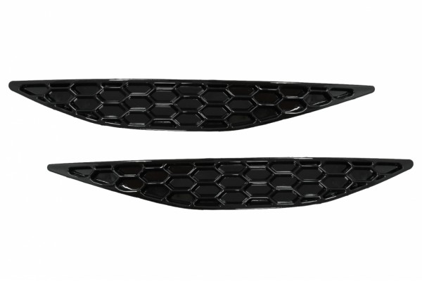 Κάλυμμα Ανακλαστήρα Πίσω Προφυλακτήρα Με Κυψελοειδή Σχεδίαση Κατάλληλο Για Vw Golf 7 Gti Hatchback 5G (2013-2017)