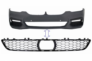 Μεσαία Κάτω Μάσκα Κατάλληλη Για Bmw Σειρά 5 G30 G31 Limousine Touring (2017-2019) Προφυλακτήρα M-Tech Design