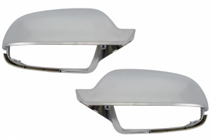 Καλύμματα Καθρεφτών Κατάλληλα Για Audi A5 8T (2011-2016) A3 8P (2011-2013) A4 B8.5 Facelift (2012-2015) Σβήσιμο Με Επικάλυψη αλουμινίου, Πλήρες Περίβλημα Χωρίς Πλευρική Υποβοήθηση