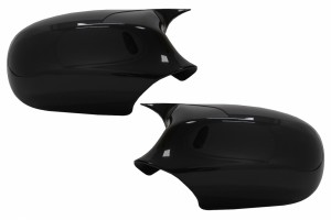 Καλύμματα Καθρεφτών Κατάλληλα Για Bmw Σειρά 3 E90 E91 Lci (2008-2011) M Sport Design Γυαλιστερό Μαύρο