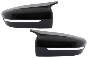 Καλύμματα Καθρεφτών Κατάλληλα Για Bmw Σειρά 3 G20 G21 G28 (2017-και μετά) Piano Black M Sport Design Lhd
