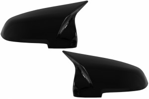 Καλύμματα Καθρεφτών Κατάλληλα Για Bmw Σειρά 5 F10 F11 F07 Lci (2015-2017) Σειρά 6 F06 F12 F13 Lci (2014-2018) Σειρά 7 F01 F02 F03 Lci (2012-2015) Piano Black M Design