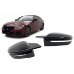 Καλύμματα Καθρεφτών Κατάλληλα Για Bmw Σειρά 5 G30 G31 G38 (2017-2019) Σειρά 6 G32 (2017-2019) Σειρά 7 G11 G12 (2015-2019) Σειρά 8 G14 G15 G16 (2017-2019) M Sport Design Γυαλιστερό Μαύρο Lhd