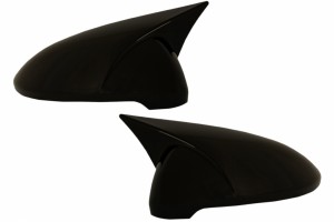 Καλύμματα Καθρεφτών Κατάλληλα Για Vw Golf Vii 7 & 7.5 (2013-UP) Touran Ii (2015-2016) Golf Alltrack (2014-2017) Piano Black