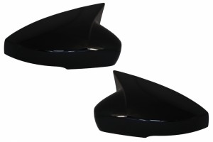Καλύμματα Καθρεφτών Κατάλληλα Για Vw Polo 6R 6C MK5 (2009-2017) Up! Hatchback (09.2016-2019) Piano Black