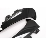 Πίσω Προφυλακτήρας Aero Flaps Flics Πλαϊνά Πτερύγια Κατάλληλα Για Mercedes Gla Suv H247 (2020-up) Sport Line Piano Black