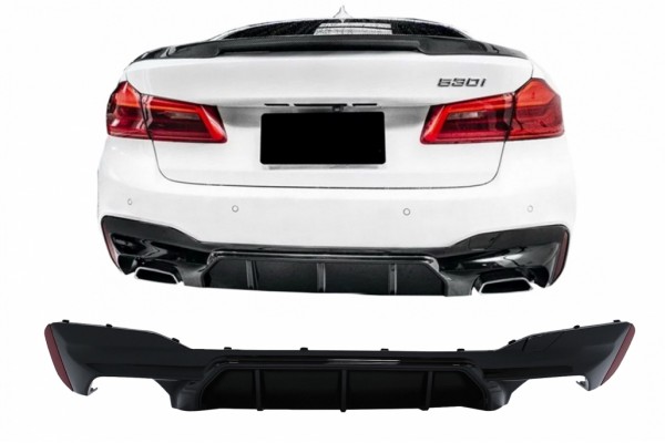 Διαχύτης Πίσω Προφυλακτήρα Κατάλληλος Για Bmw Σειρά 5 G30 G31 Limousine Touring (2017-up) M5 Design Piano Black Διαχύτης Πίσω Προφυλακτήρα Κατάλληλος Για Bmw Σειρά 5 G30 G31 Limousine Touring (2017-up) M5 Design Piano Black