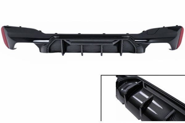 Διαχύτης Πίσω Προφυλακτήρα Κατάλληλος Για Bmw Σειρά 5 G30 G31 Limousine Touring (2017-2024) M5 Design