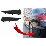Πίσω προφυλακτήρας, Πλαϊνά πτερύγια, Κατάλληλα Για Mercedes C-Class W205 (2014-2020) Piano Black