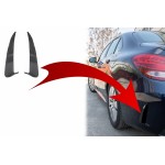 Πίσω προφυλακτήρας, Πλαϊνά πτερύγια, φλας, Κατάλληλα Για Mercedes C Class W205 (2014-2020) Carbon Film