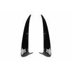 Πίσω προφυλακτήρας, Πλαϊνά πτερύγια, Κατάλληλα Για Mercedes C Class W205 (2014-2020) Piano Black